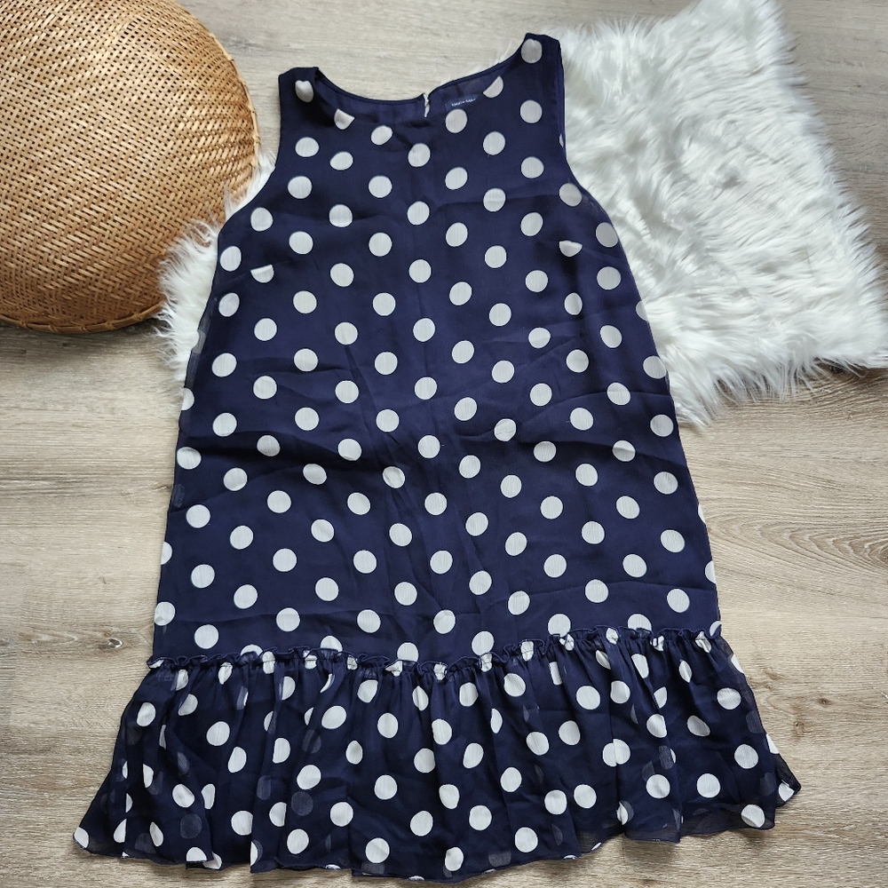 Navy Tommy Hilfiger Polka Dot Dress